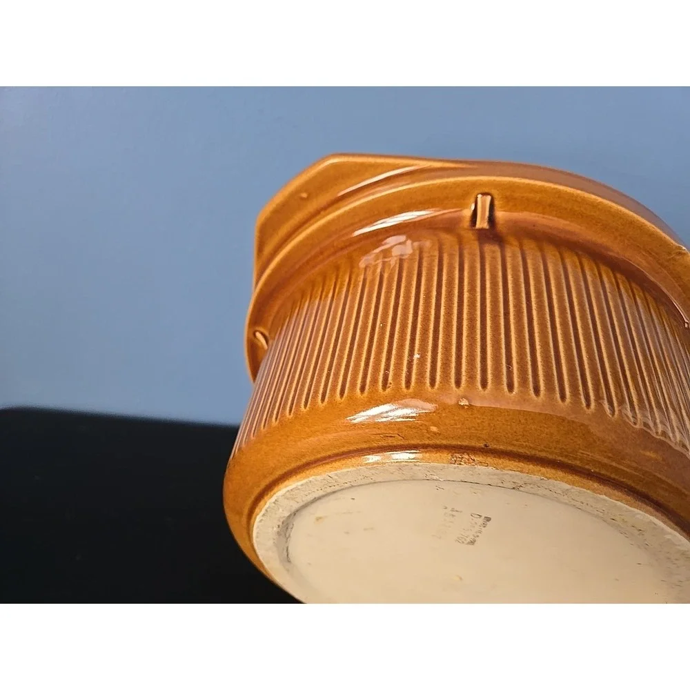 Rival Crockpot Replacement Removable Brown Stoneware‎ Insert VTG